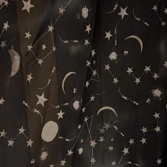 “Nola” Celestial Print Maxi Dress - Picture 7 of 7